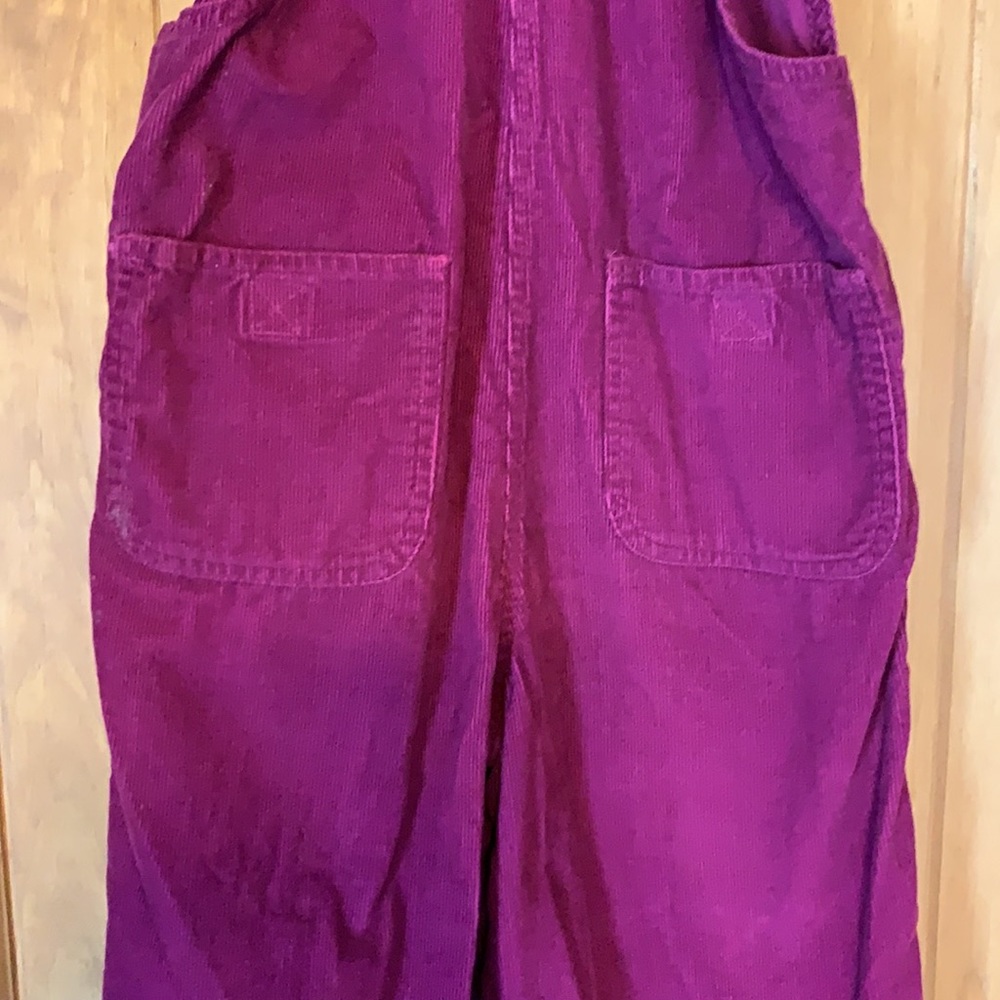 Disney Winnie the Pooh corduroy bib overalls 7-8 - Picture 7 of 10